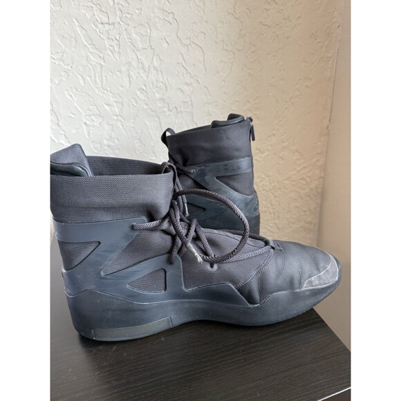 Nike Fear of God 1 Triple Black Sneakers Size 13 Mens